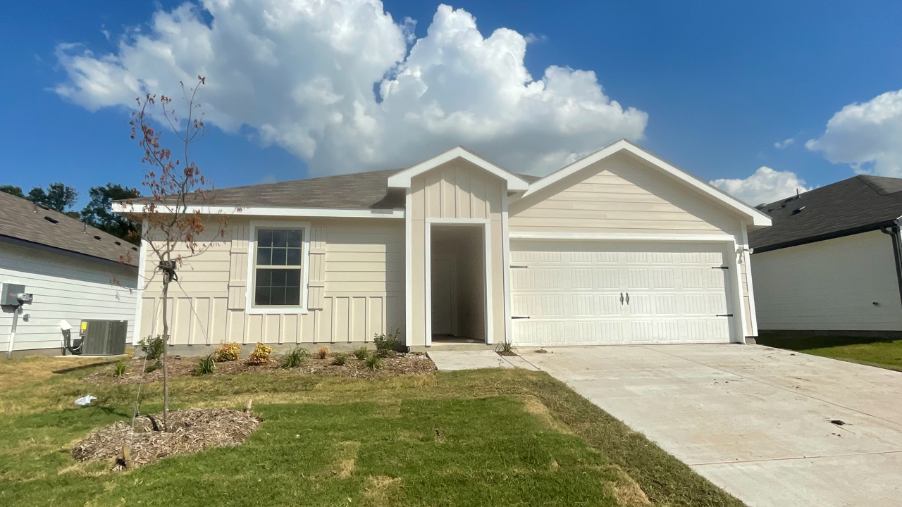 exterior of single story home