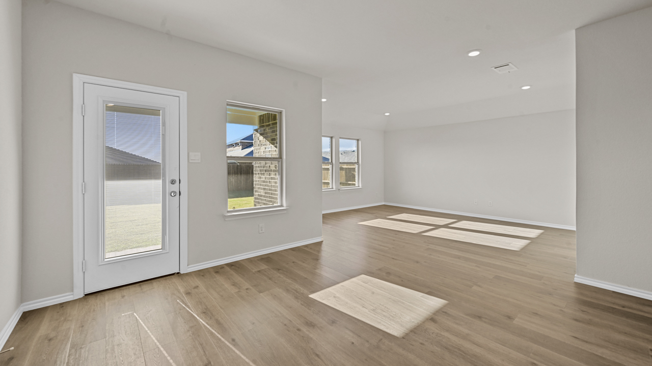 dining and living area