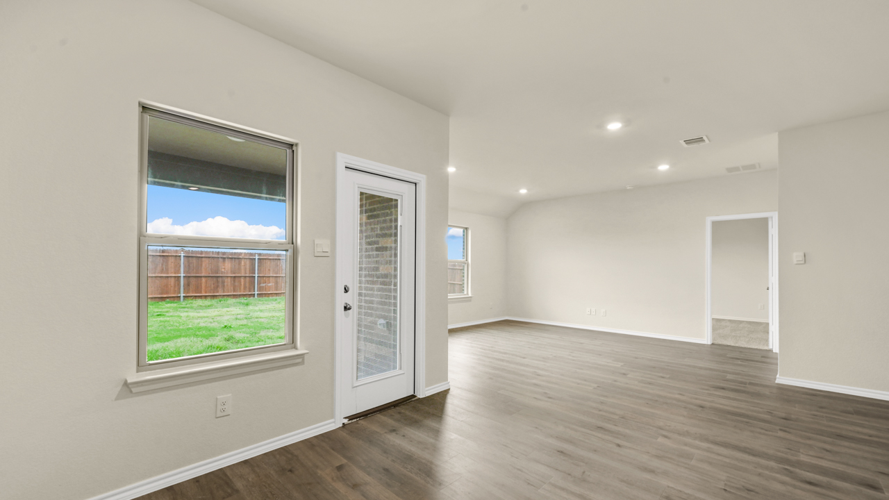 dining and living area