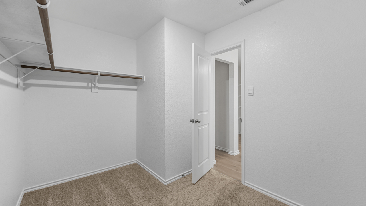 primary bedroom closet