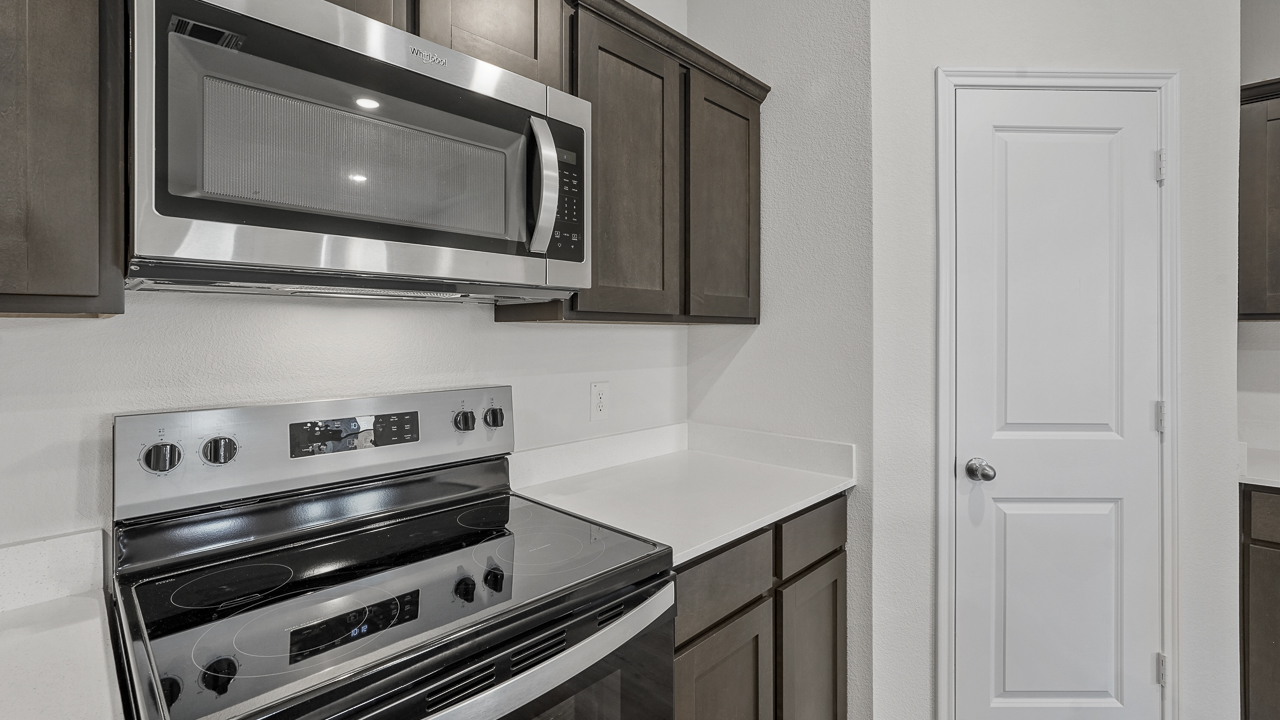 kitchen with stainless steel appliances