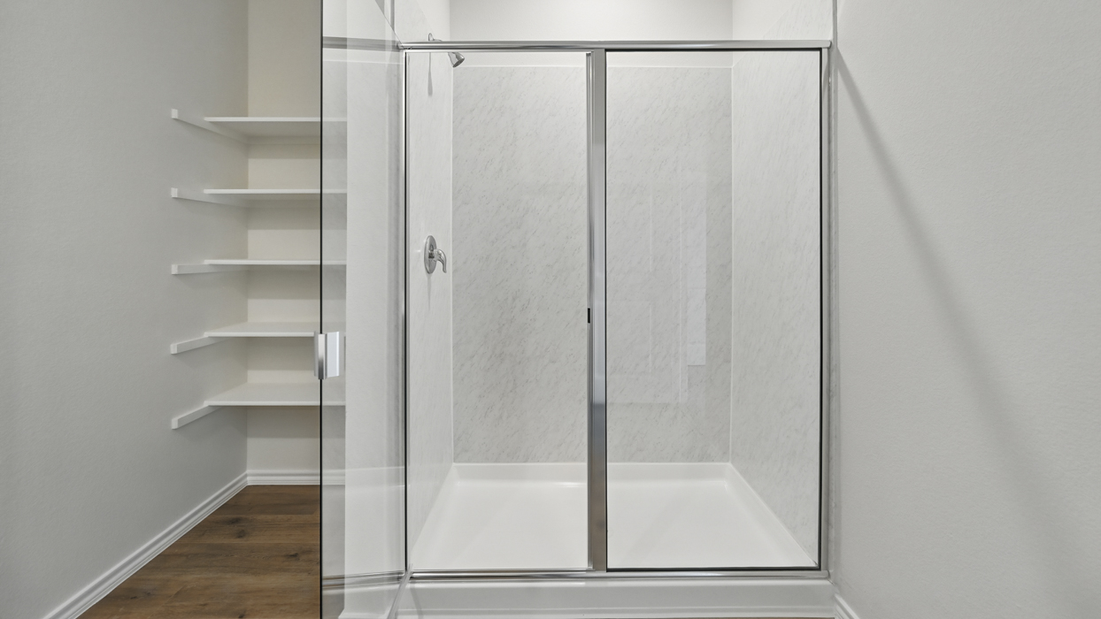 bathroom 2 with glass door shower