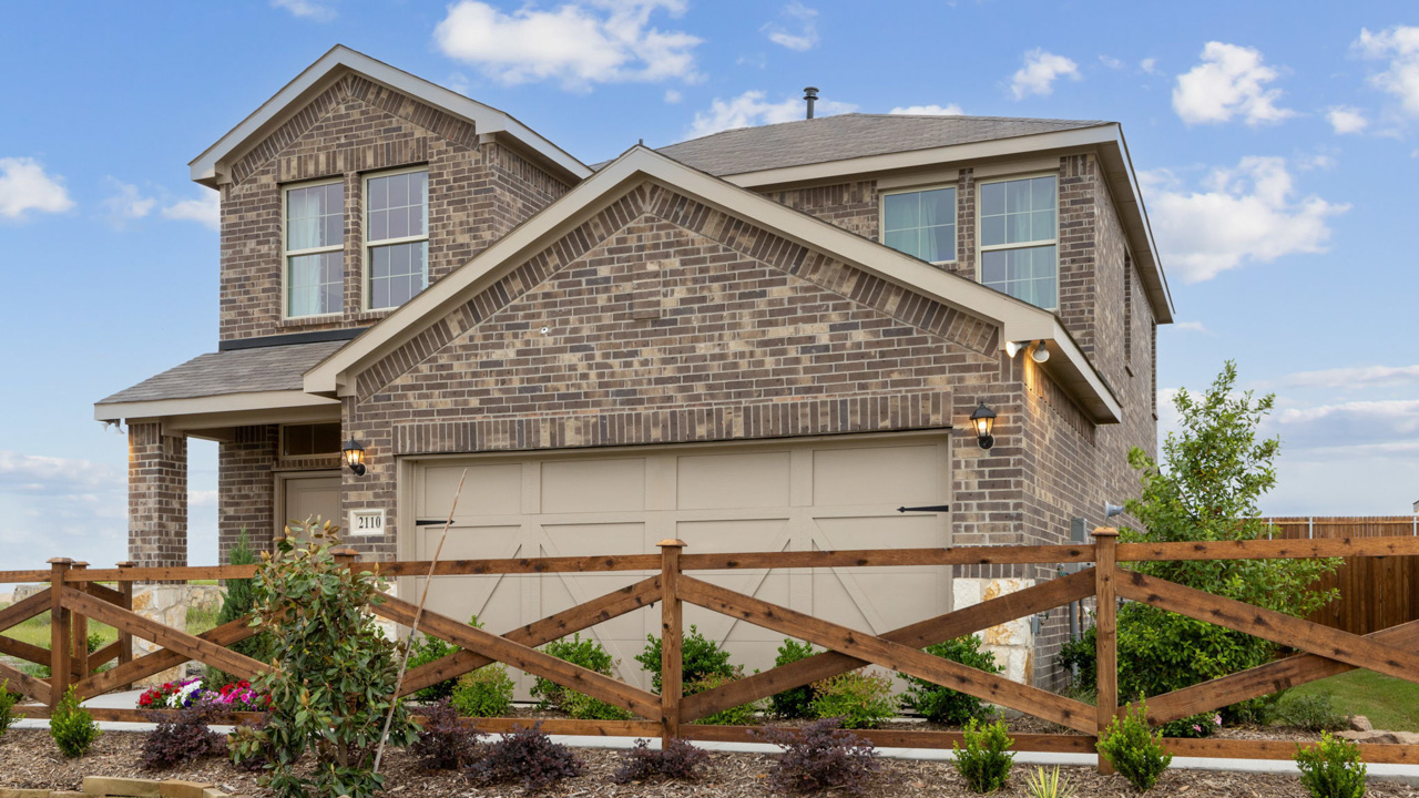 exterior with brick and stone