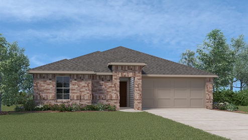 X40A rendering elevation at Cartwright Ranch in Crandall, TX