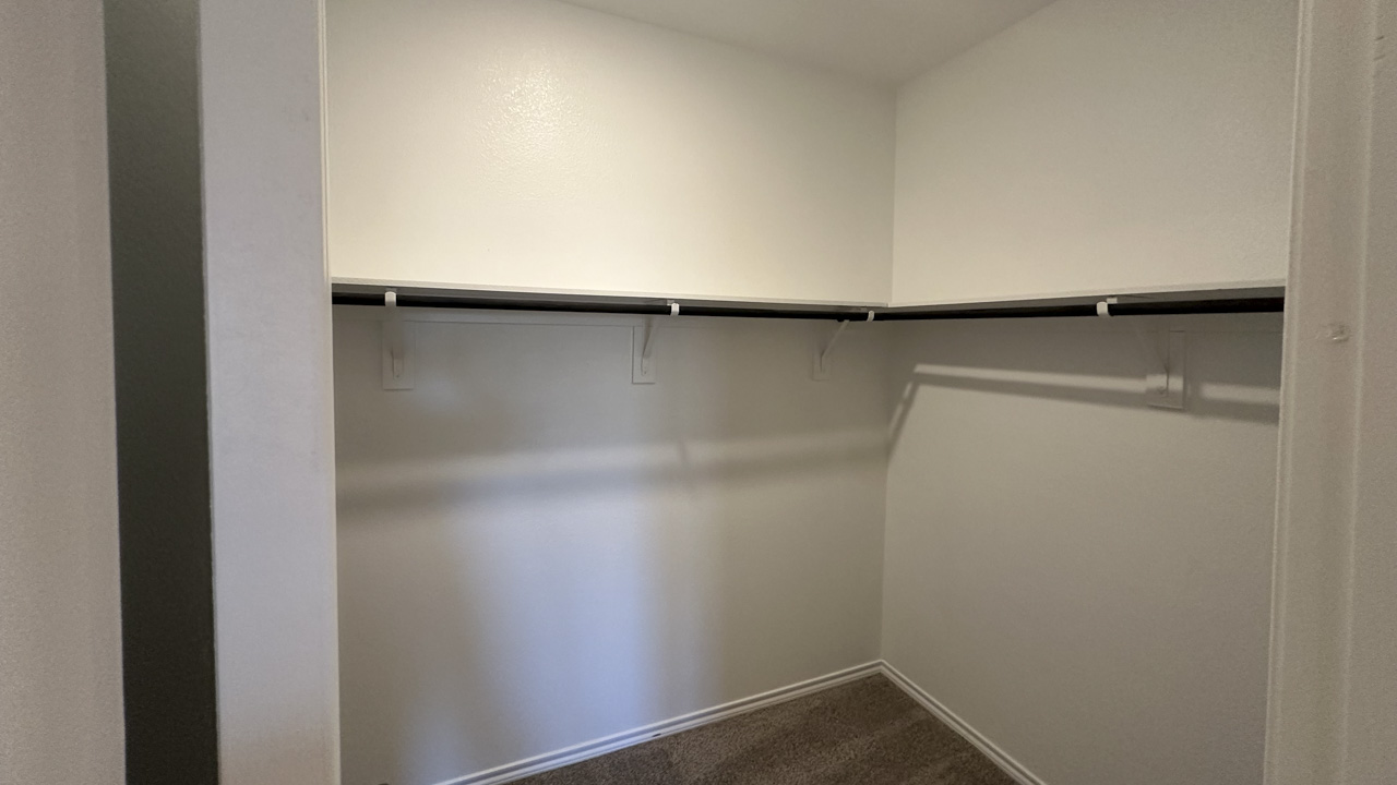 primary bedroom closet