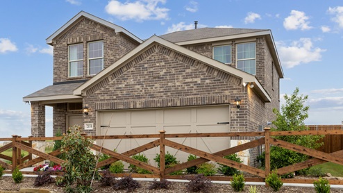 2110 Woodrose Court two-story model at Cartwright Ranch in Crandall, TX exterior