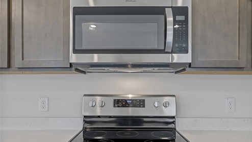 X30C kitchen stove and microwave