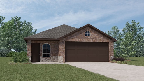 X30D rendering elevation at Cartwright Ranch in Crandall, TX