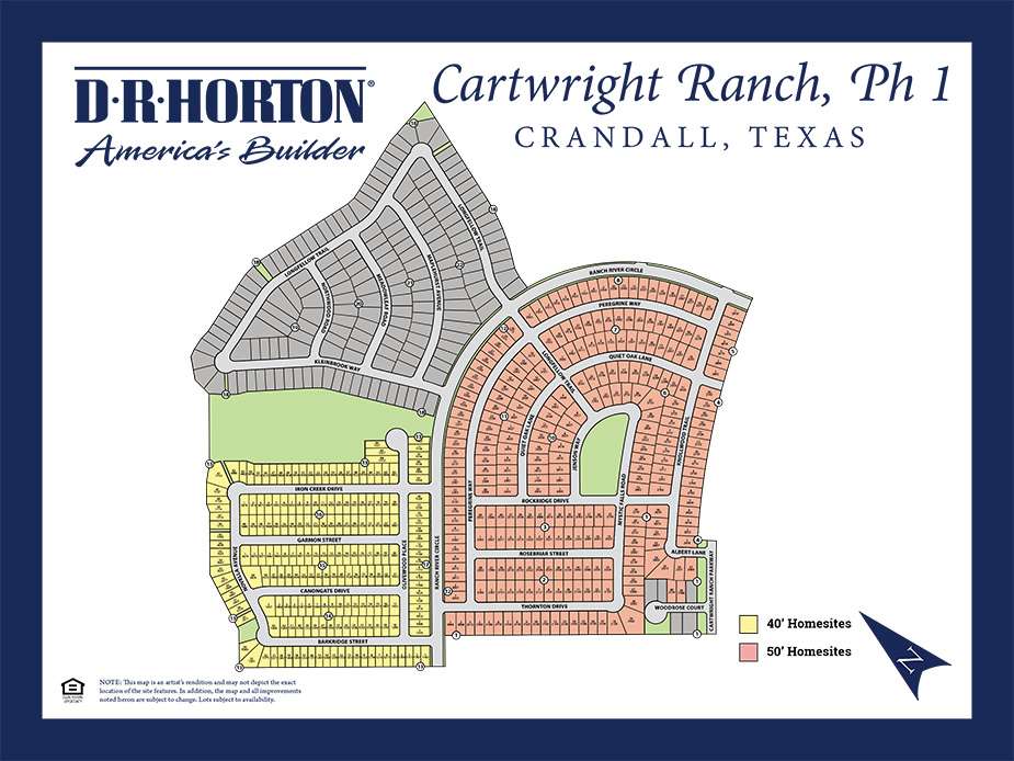 New Homes in Cartwright Ranch Crandall, TX D.R. Horton
