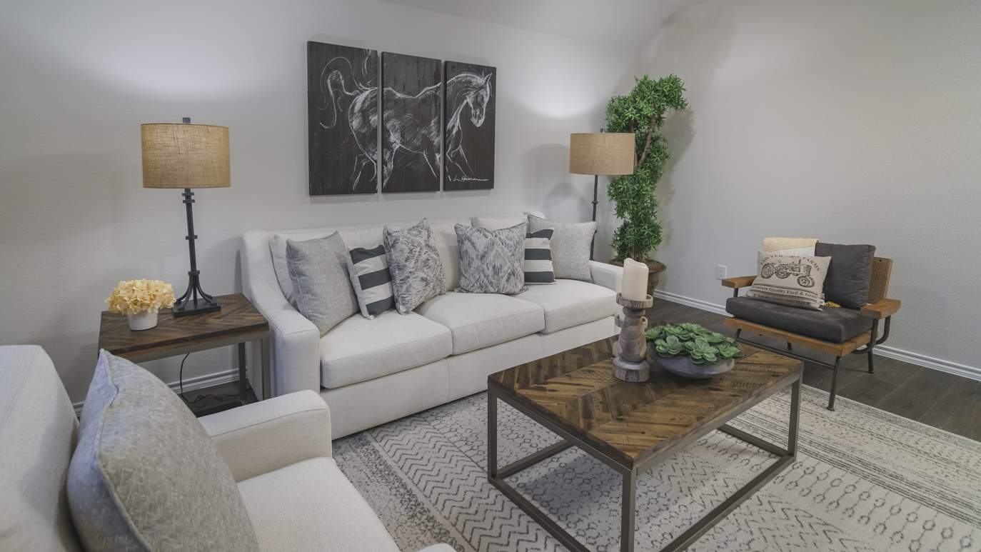 X40D open concept living area