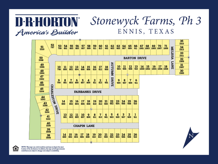 Static Lot Map