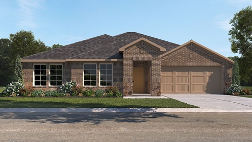 X50D rendering elevation at Stonehaven in Caddo Mills, TX