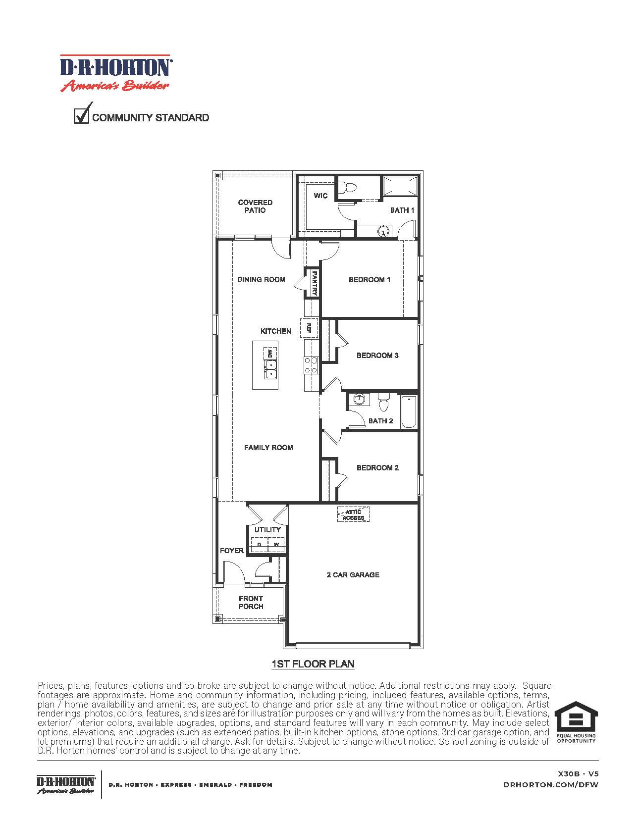 X30B Floorplan