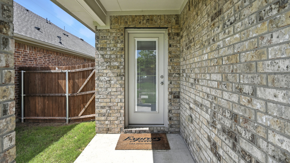 rear exterior of home