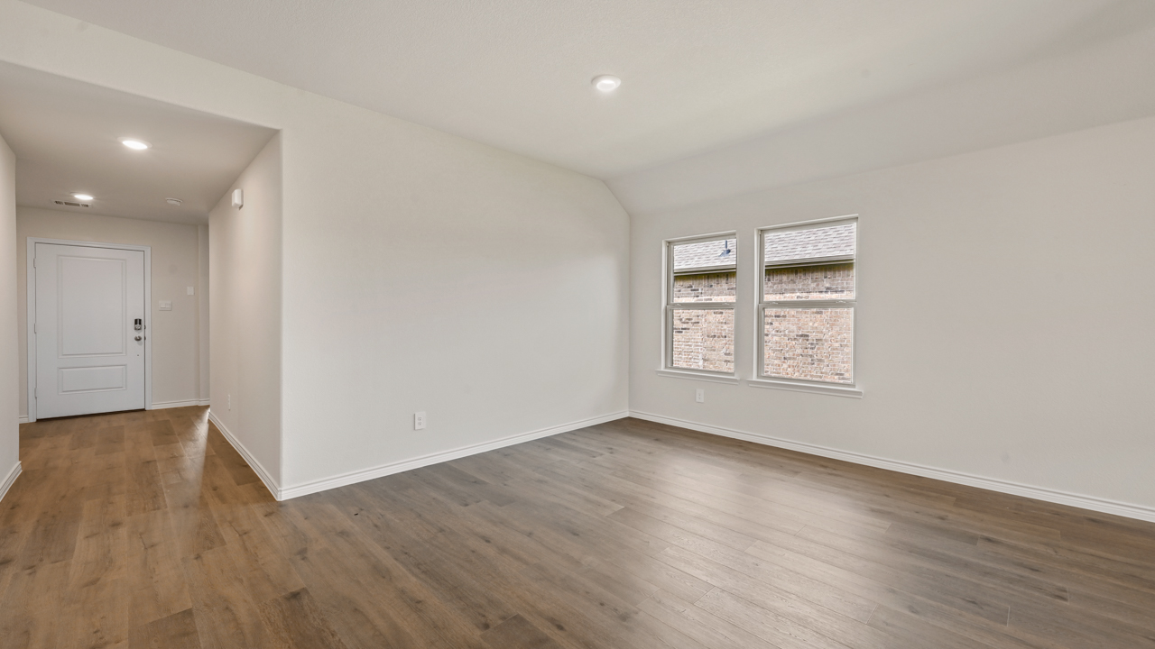 dining area with wood floors