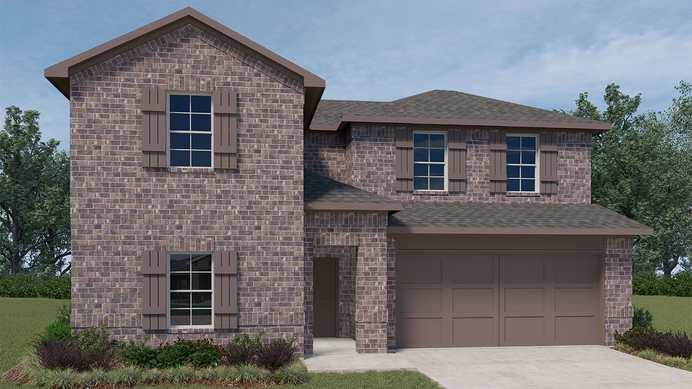 H40O Floorplan Elevation A of Elevon in Lavon
