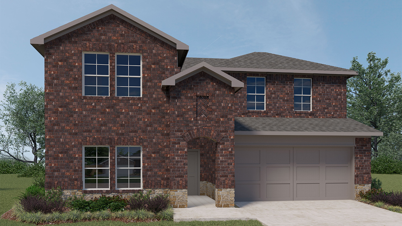 H40O Floorplan Elevation B of Elevon in Lavon