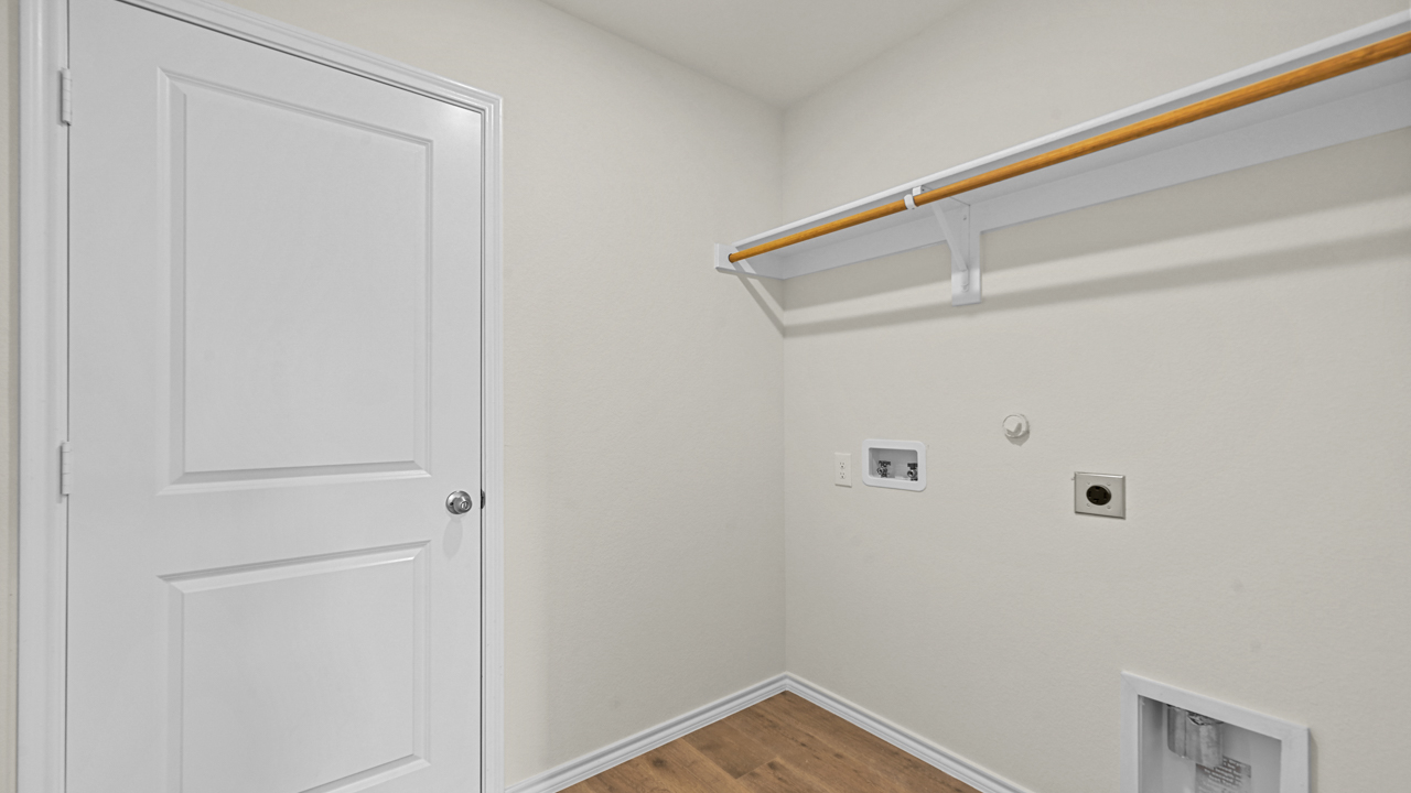 an empty utility closet