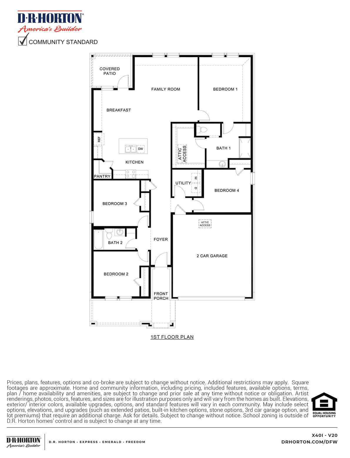 Texas Cali rendering floorplan