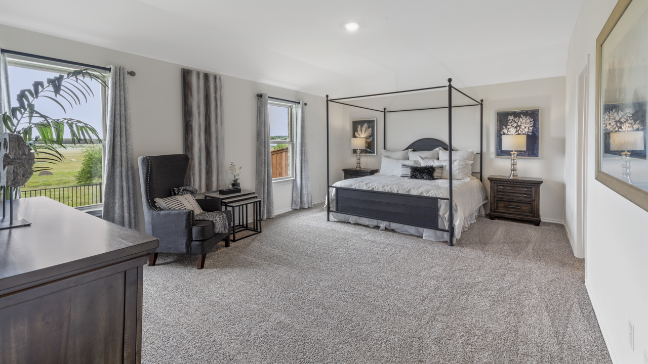 X40K primary bedroom with natural lighting