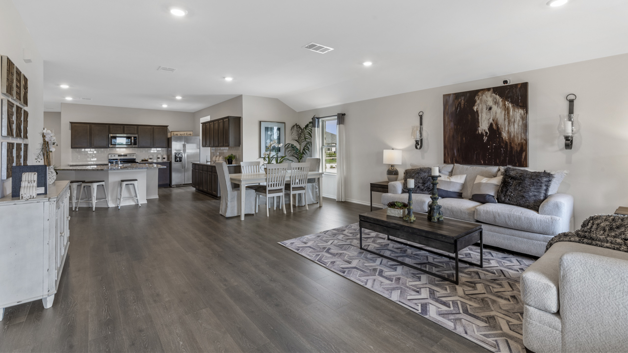 X40K open concept living area