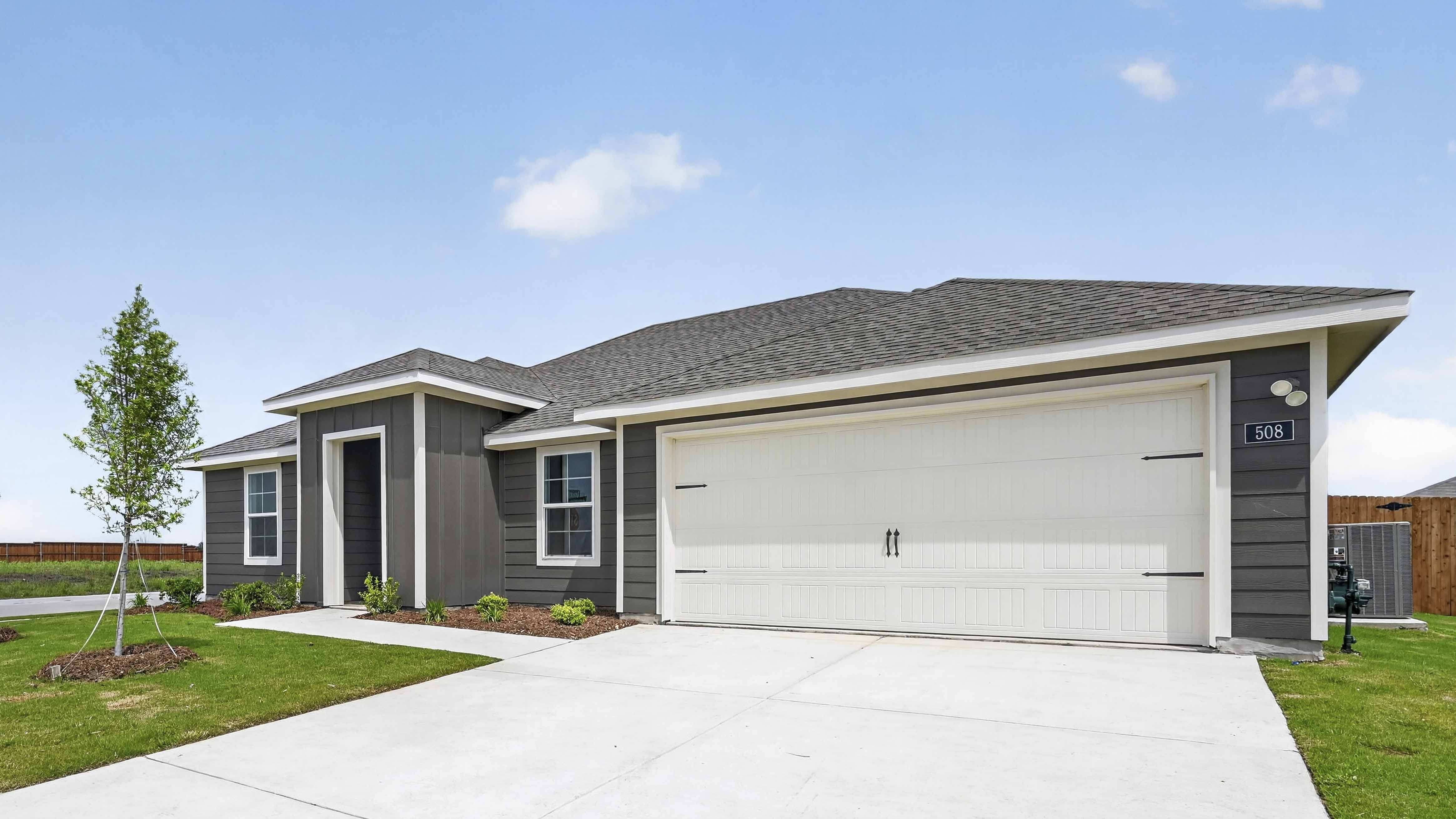 exterior of one story home