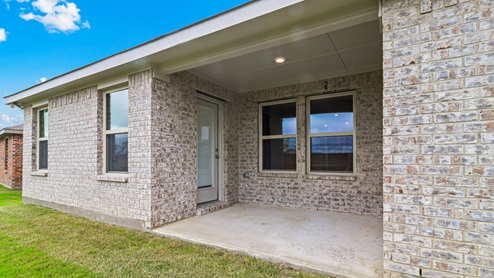450 Lucky Lane at Bluff Springs in Ferris, TX bacyard patio