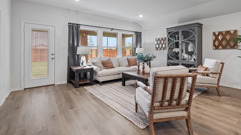 454 Lucky Lane at Bluff Springs in Ferris, TX open concept living area