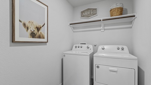 454 Lucky Lane at Bluff Springs in Ferris, TX utility area for washer and dryer