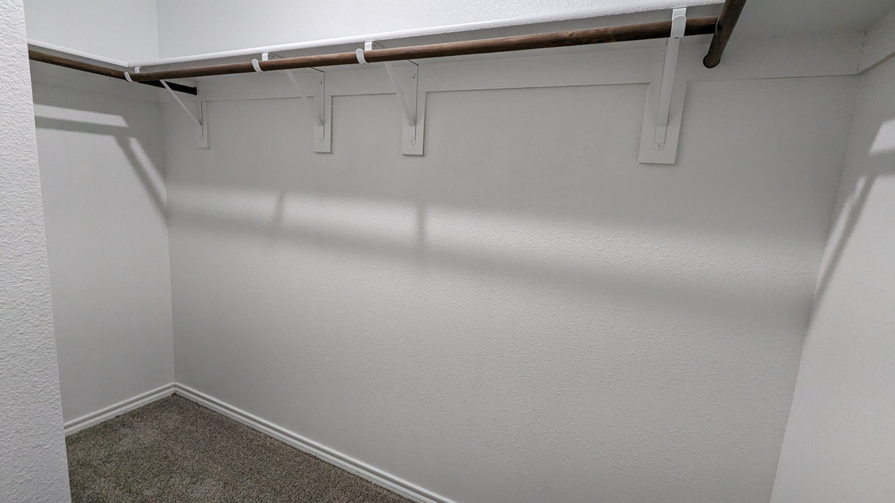 primary bedroom closet