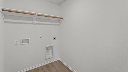 an empty utility closet