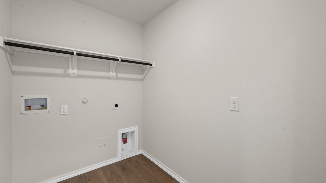 an empty utility closet