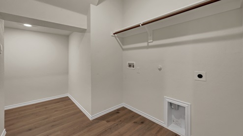 an empty utility closet