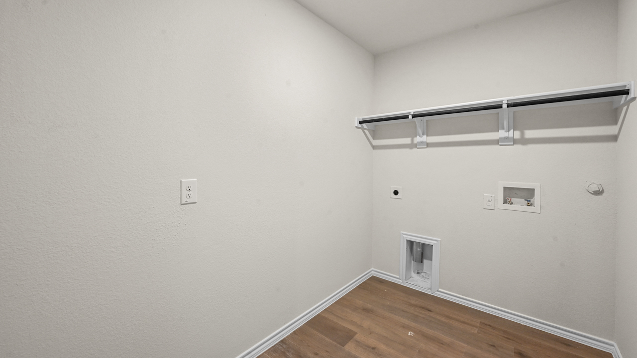 an empty utility closet