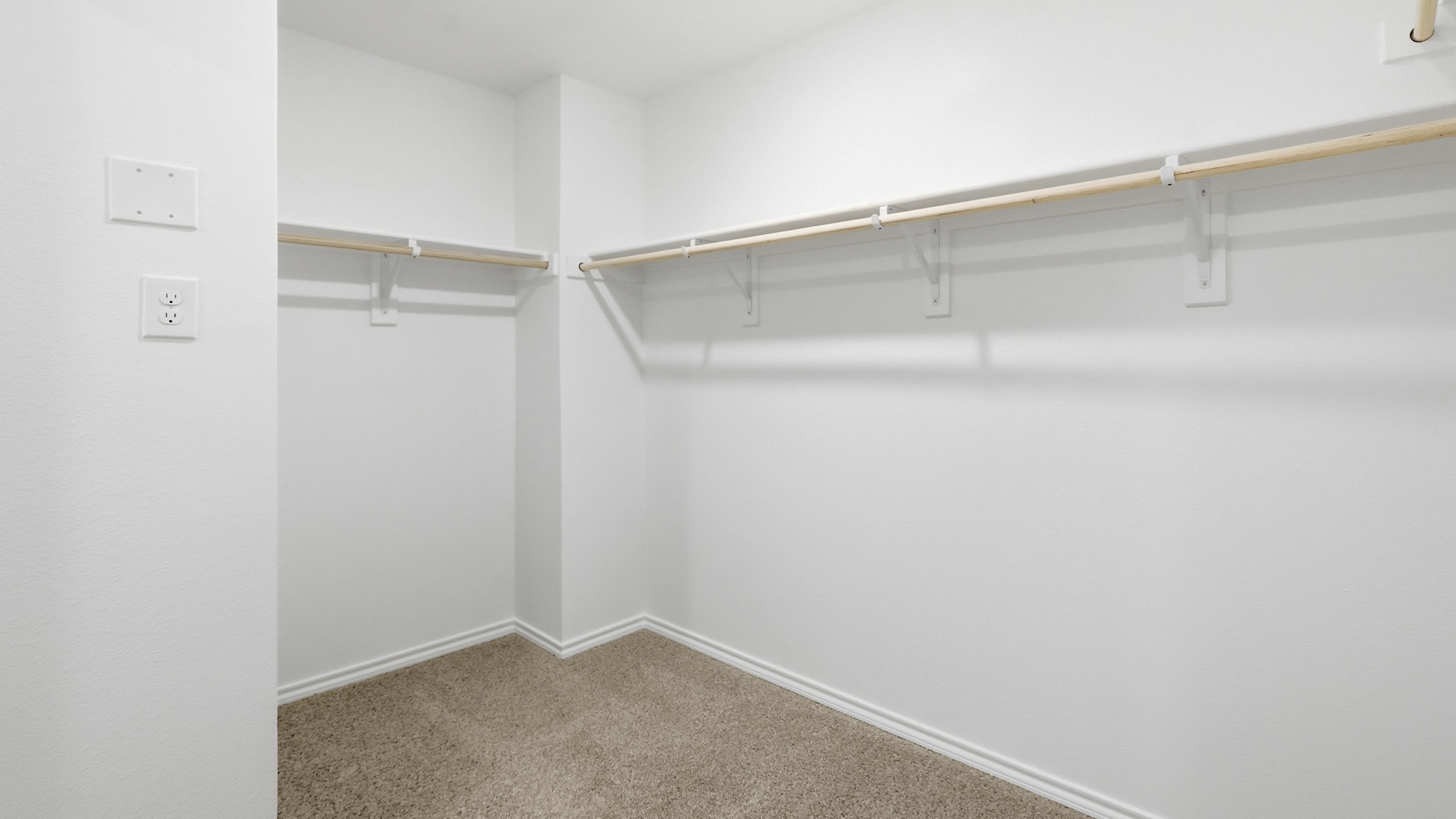 primary bedroom closet