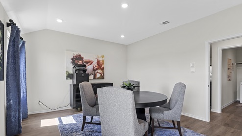 Breakfast Nook and doorway to primary bedroom
