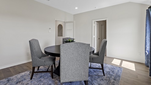 Breakfast Nook and doorway to primary bedroom