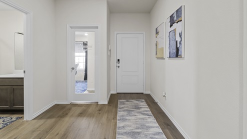 Entry of home and front door