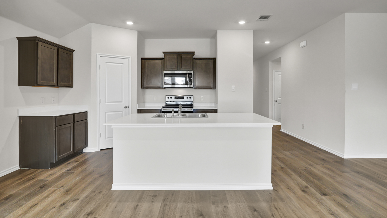 E40A Floorplan New Home Elevation in Riverfield of Josephine TX