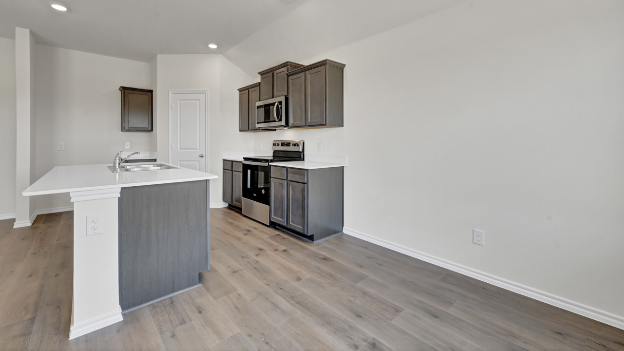 X40A kitchen view from the dining room