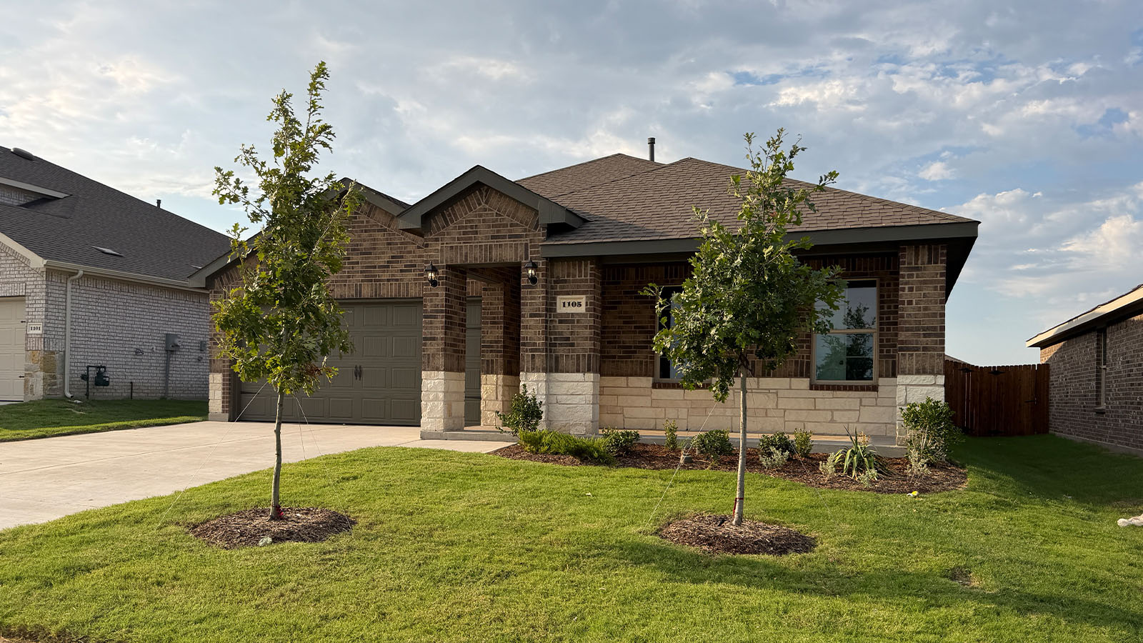 front of home