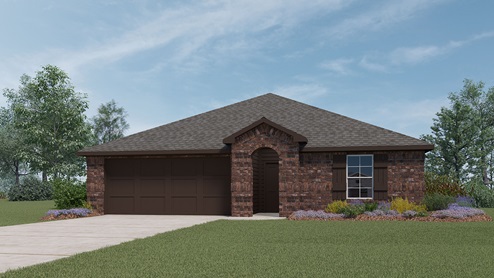 X40J New Home Elevation A in Riverfield of Josephine TX