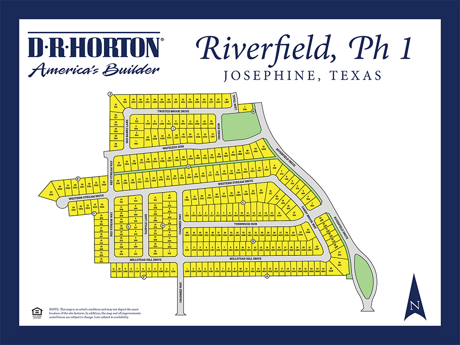 New Homes in Riverfield | Josephine, TX | D.R. Horton