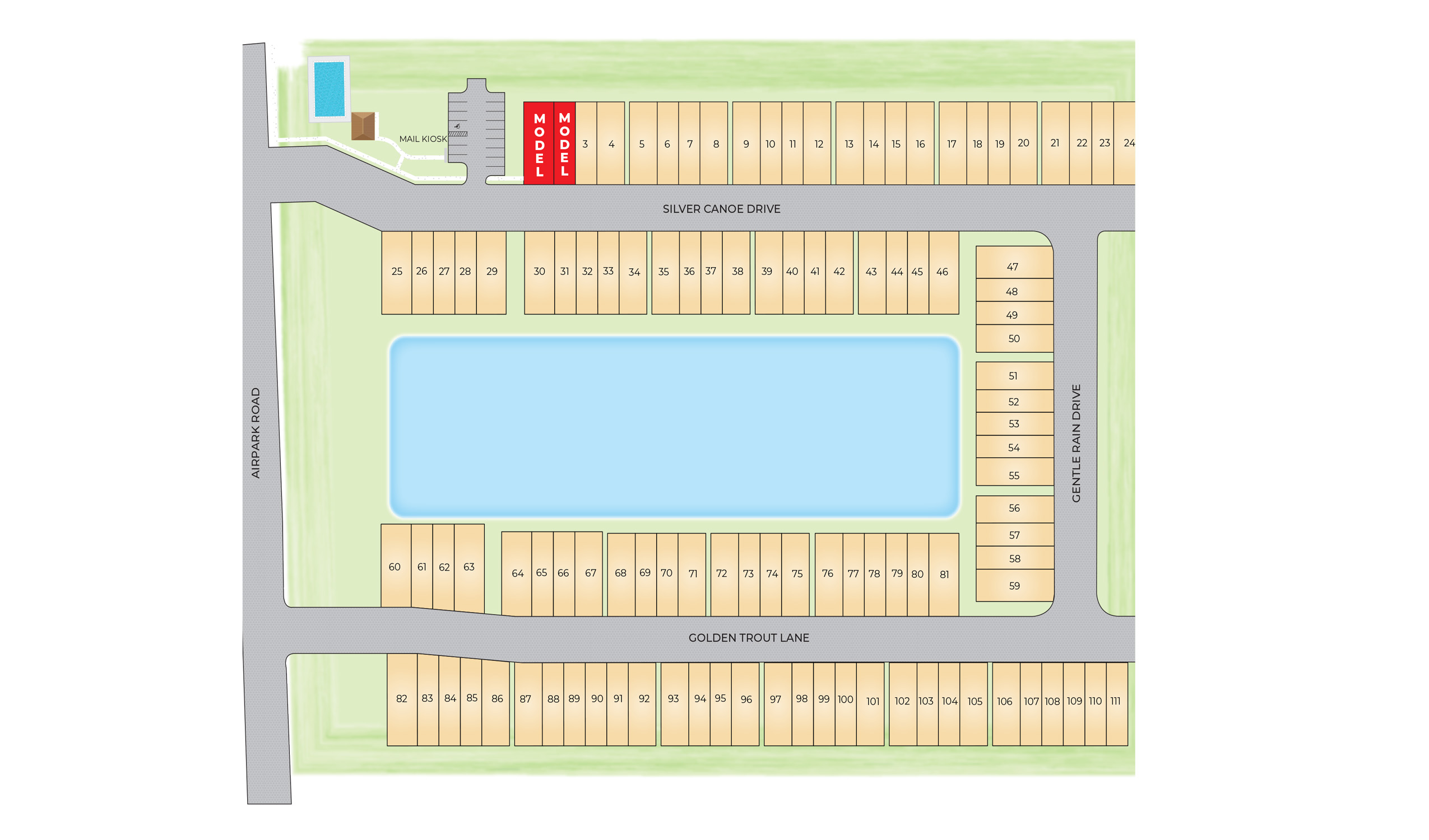 Static Lot Map