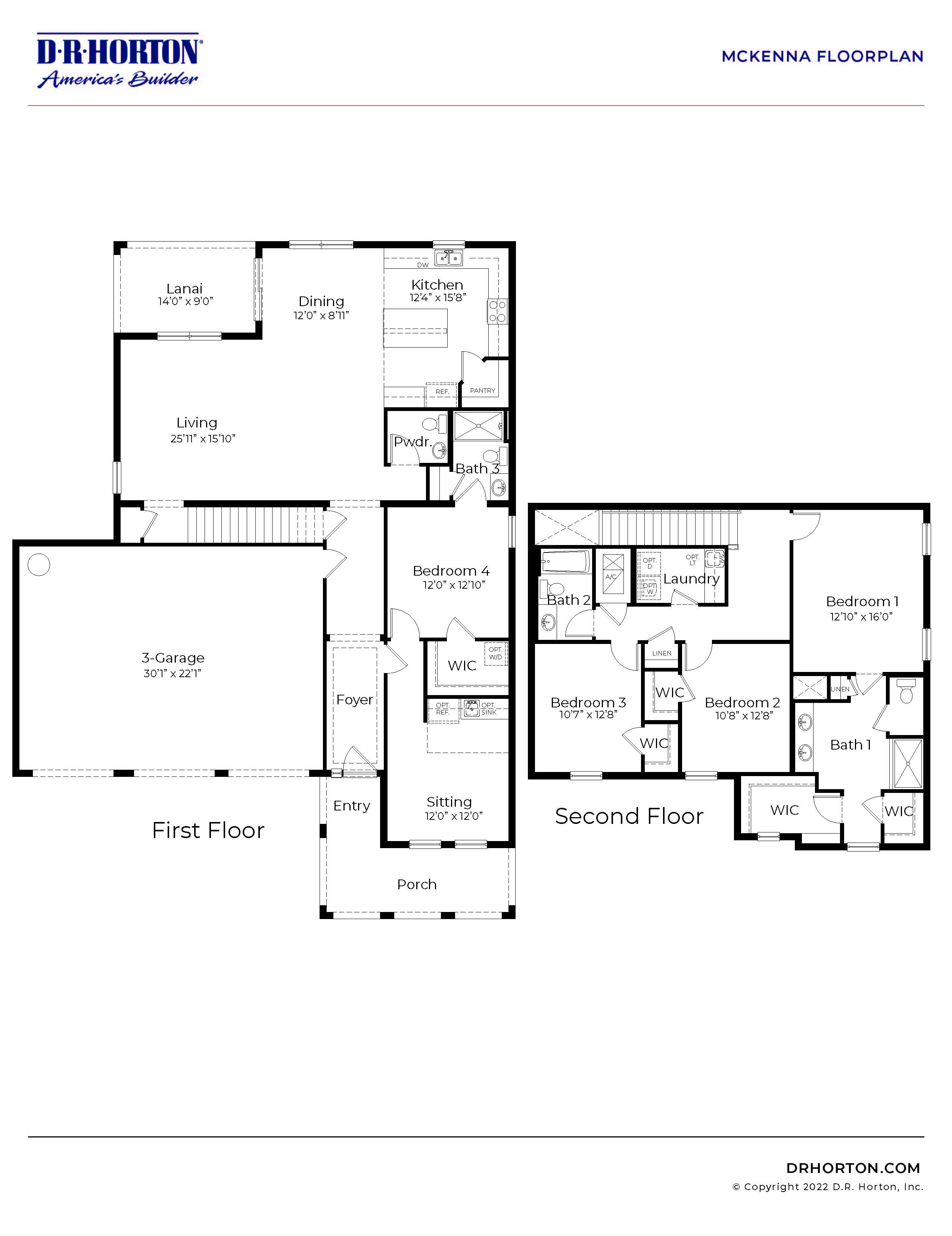 Dr Horton Floor Plans 2005 Viewfloor co