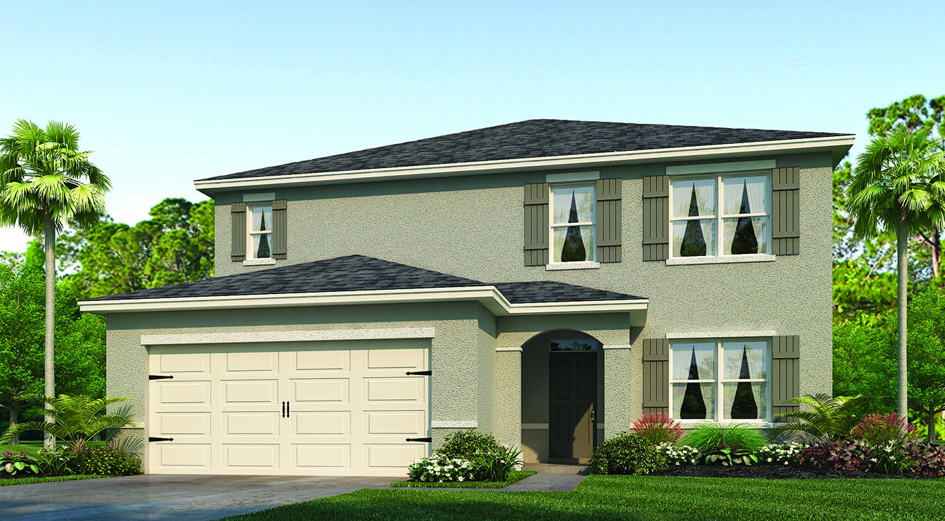 Floor Plan in Courtland Park Deltona, FL D.R. Horton