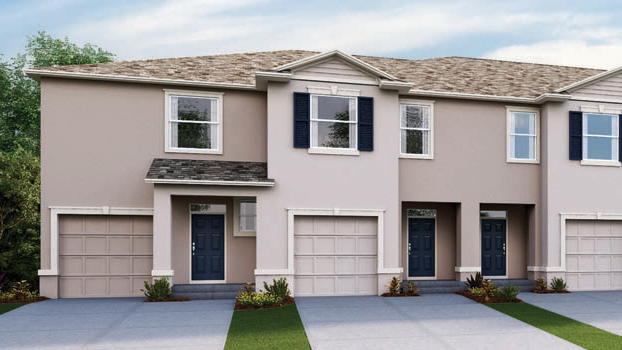 This home — photograph published by the builder