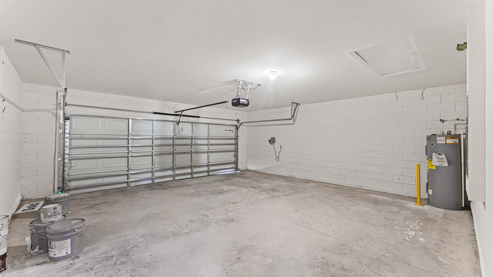 2-car garage interior