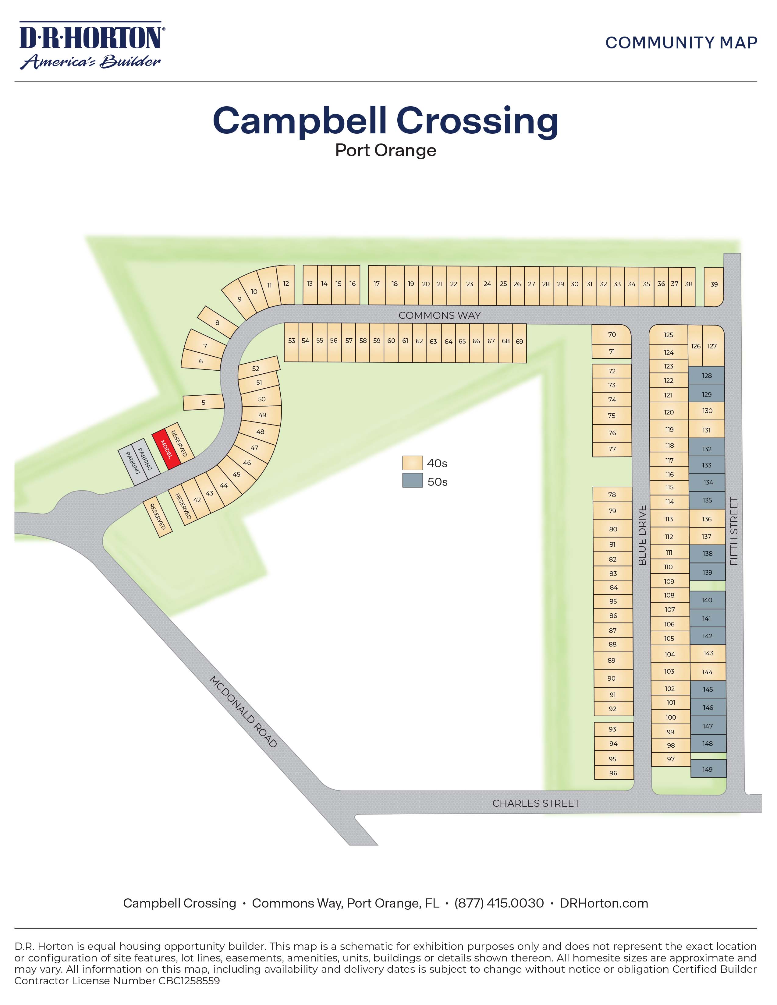 Static Lot Map