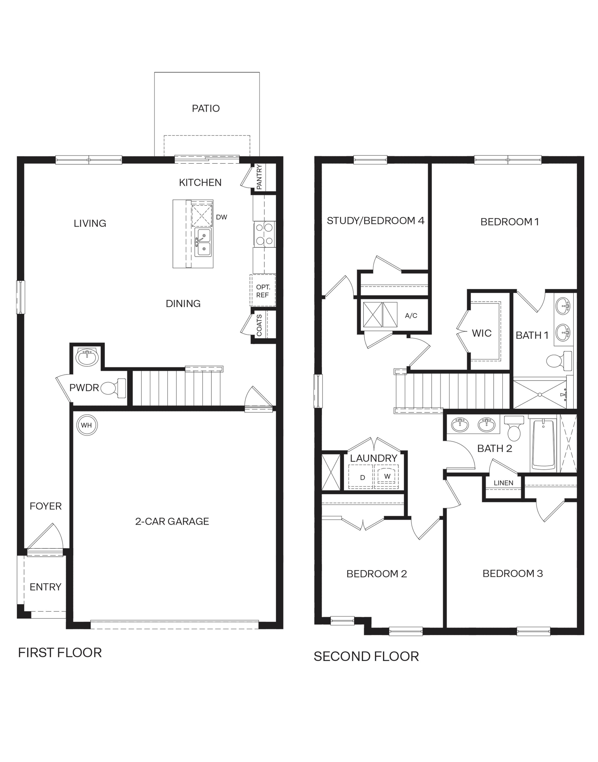 townhome floorplan